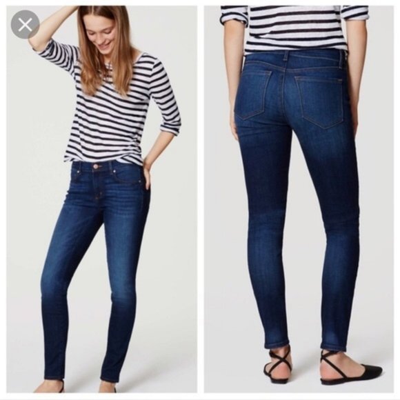 LOFT Denim - Loft Modern Skinny Dark Wash Jeans
